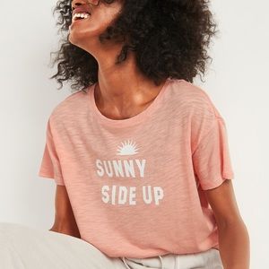 Sunny Side Up Old Navy Graphic Easy Short Sleeve Tee